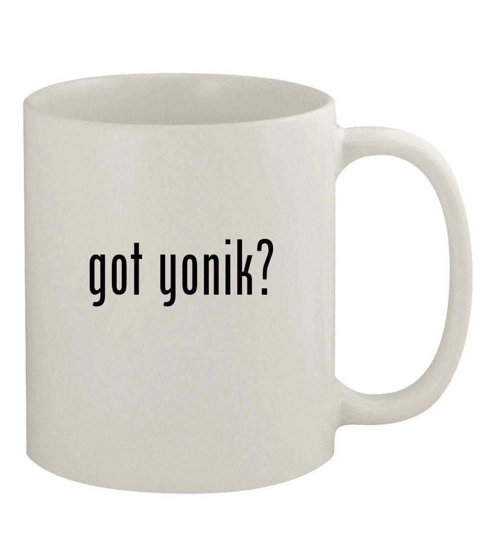 got yonik? - 11oz Ceramic White Coffee Mug, White
