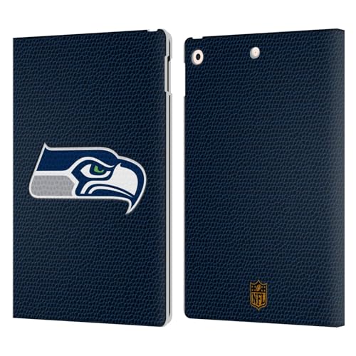Protège-tablette iPad 10.2 anti-rayures Seattle Seahawks en cuir durable