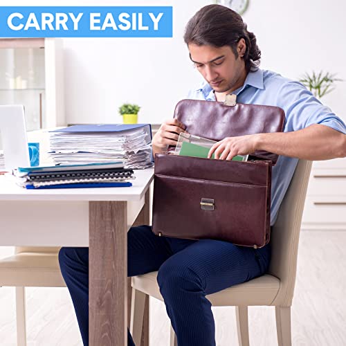 Kosiz 6 Pcs 12 X 12 Inch Paper Storage Case Clear Portable Storage Box Transparent Storage Organizer Slim Project Case For Scrapbook Documents Photo File Magazines Office School Supplies #TOP5