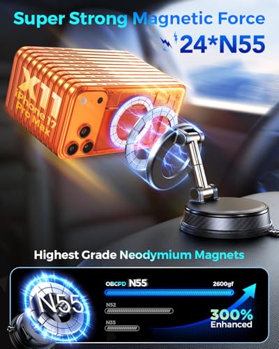 Magnetic Car Phone Holder, for Magsafe Car Mount, Phone Holders for Car - image 4