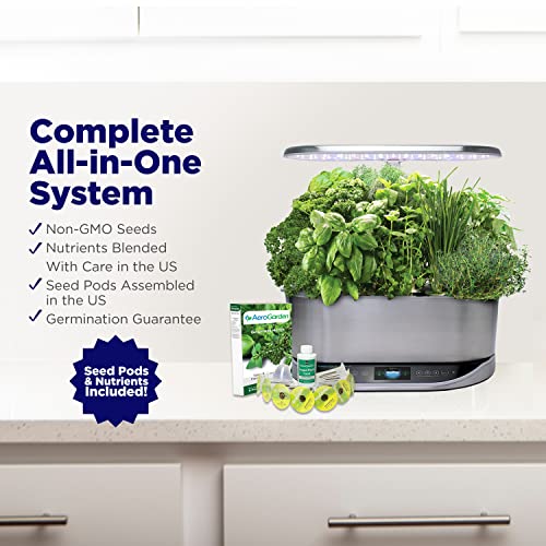 Aerogarden Bounty Elite - Indoor Garden With Led Grow Light, Wifi And Alexa Compatible, Stainless Steel #TOP7