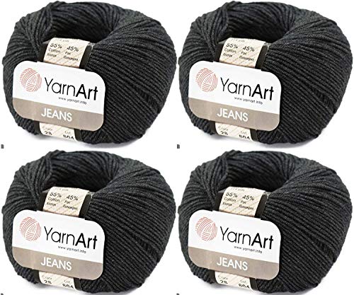 Image of YarnArt Cotton Blend Amigurumi Yarn - Cotton Acrylic Blend Yarn for Knitting & Crochet, Soft & Durable Yarn for Amigurumi, Baby Items and Garments