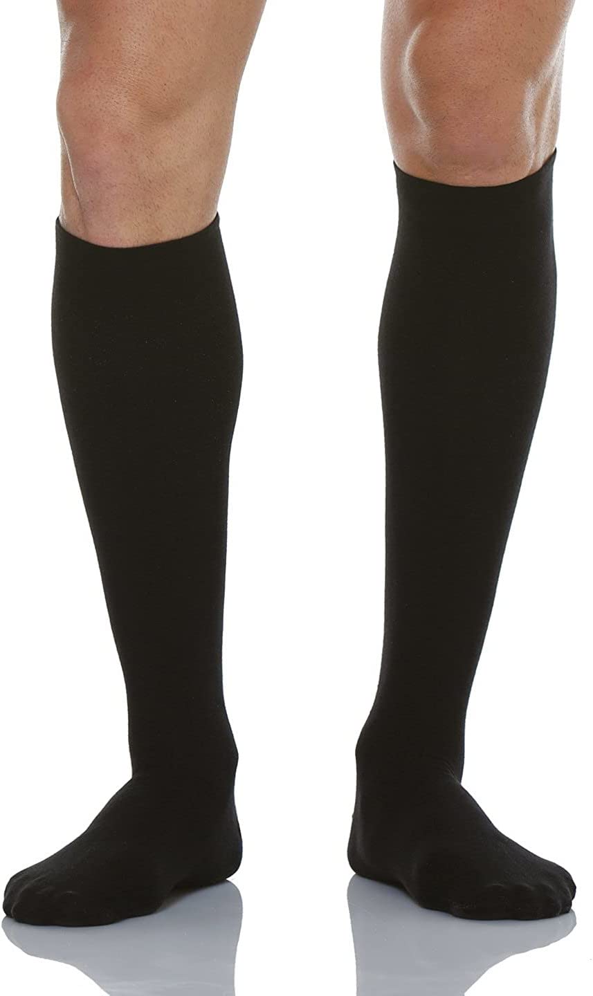 Relaxsan 930 Gambaletti Compressione Graduata 22-27 mmHg per Uomo Donna, Calze Elastiche in Cotone e Argento