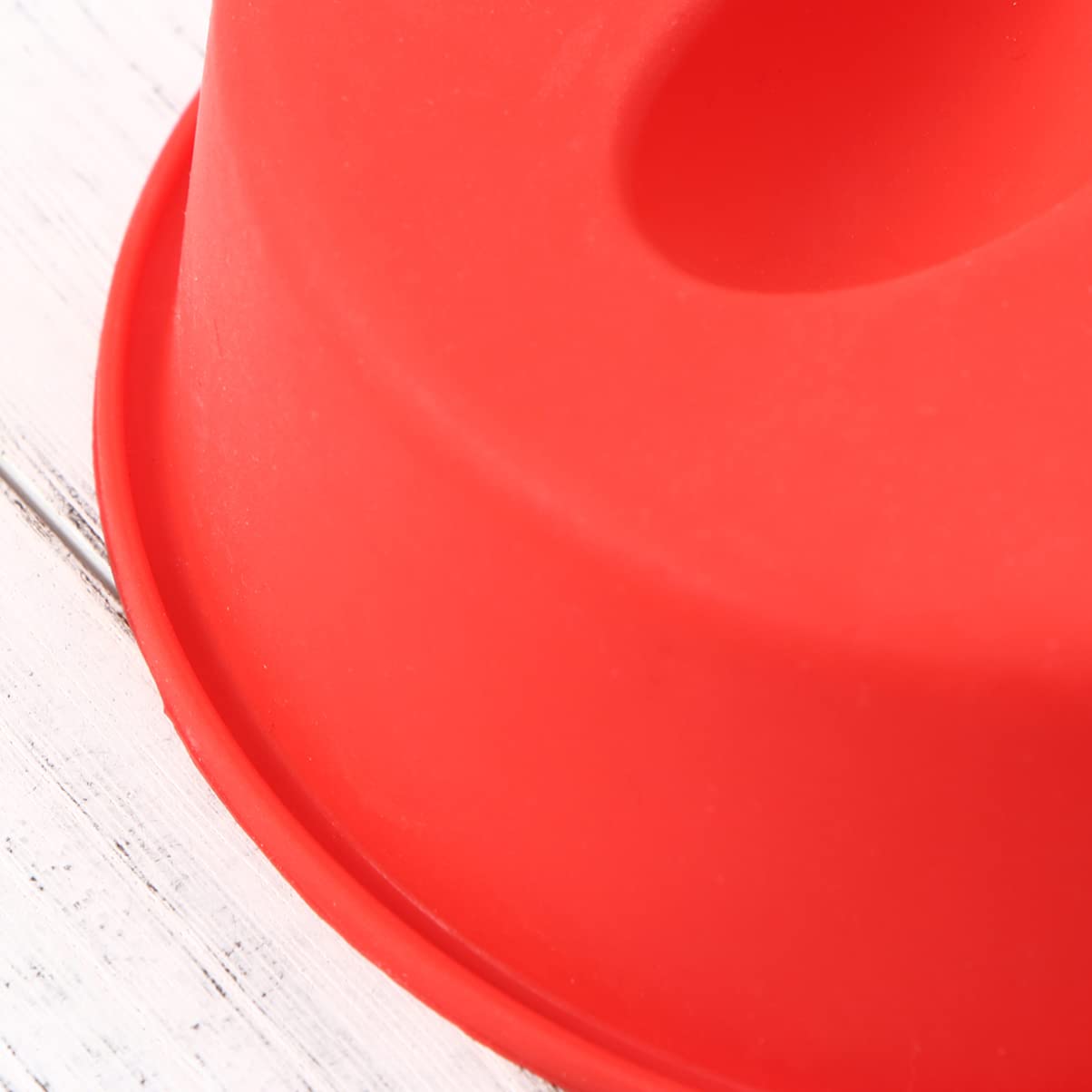 Moule à Chiffres pour Gâteau 9 Pièces en Silicone Rouge