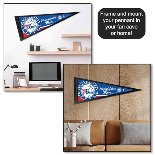 Image of Philadelphia 76ers Pennant Full Size 12 in X 30 in