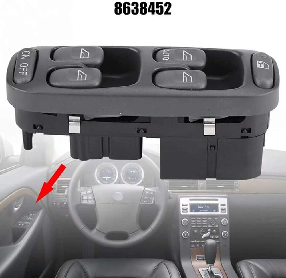 Power Window Switch for 1998-2000 VOLVO V70 XC70 S70 8637145, 8638452 71071