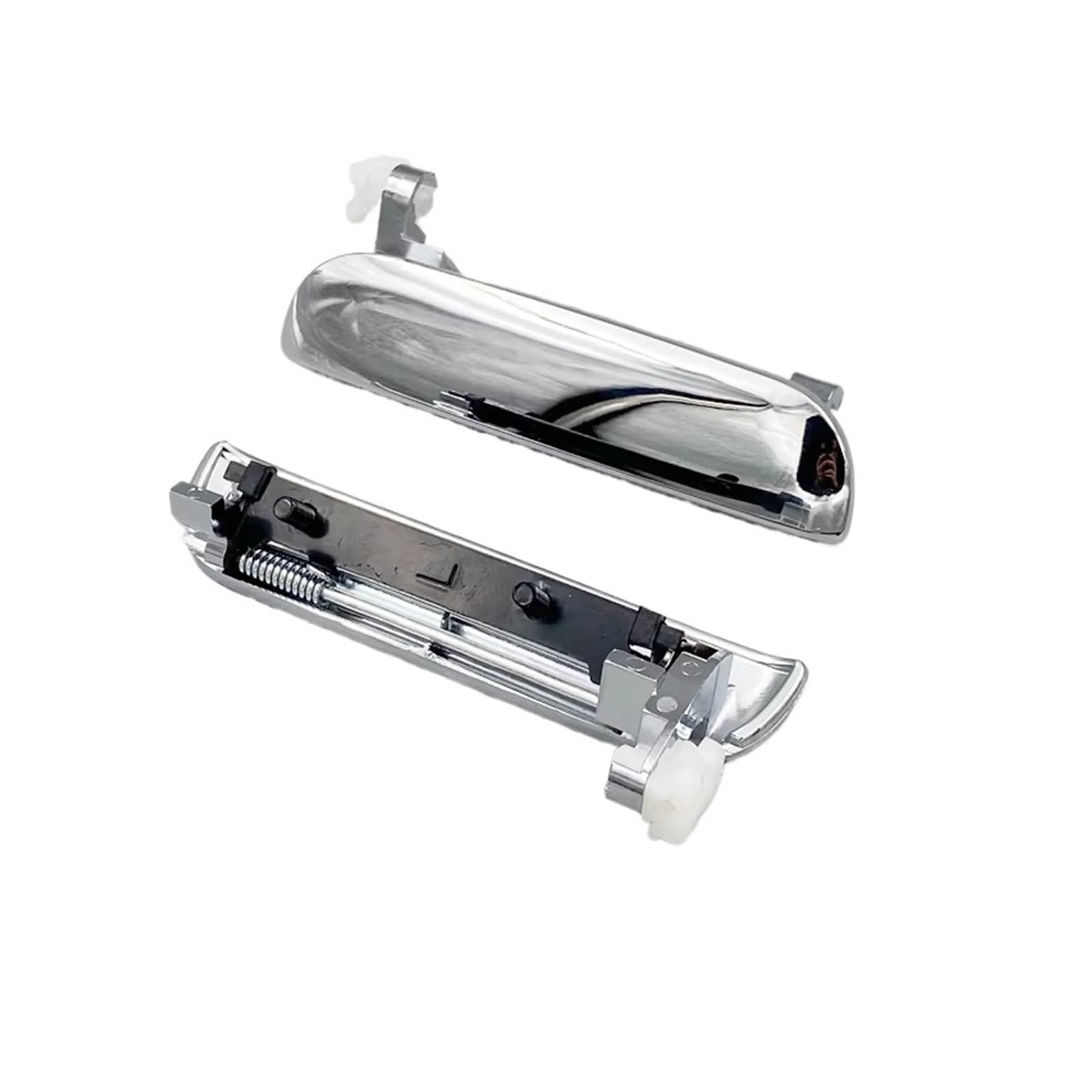 Eshgtuo 1 Pair Interior Door Handle Replacement Chrome Door Outer Handle Left And Right Side For Mazda For Bravo For B Series B2200 B2500 1998-2006 For For Ranger Interior Door Pull Handle Trim(1 Pair)