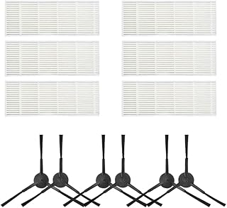 Replacement Parts Accessories Compatible for Tikom G8000 Pro/Honiture G20 Vacuum Accessories Roller Side Brush Filter Kit Side Sweep Edge Brush Heap Filter