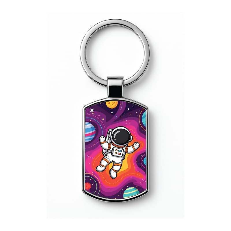 magical gifts Stylish Astronaut Key Ring | Cartoon Space Keychain | Pendant for Purse, Bike & Car Key Holder