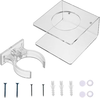 DOITOOL Lightsaber Wall Mount Light Saber Wall Display Rack Wall Mount Holder Rack Stand Clear Acrylic Display Stand for Wall Light Saber