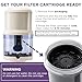 Gravity Water Filter Replacement Cartridge 1361 for Nikken PiMag Aqua Pour Water System, Alkaline Mineral Home Filtration System Parts & Accessories for Countertop Dispenser,Filtros de Agua para Tomar