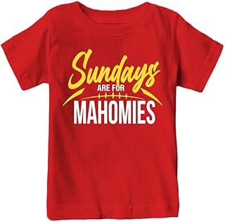 Sundays are for Mahomies Kansas City Kids Football Fan Apparel
