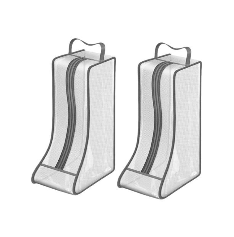Portable 2 Pack Boots Storage, Tall Boots Storage/Protector Bag,Grey Portable waterproof storage bags are used for travel storage, under the bed,