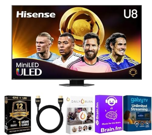 Hisense 65 Inch Class U8 Series 4K Mini-LED QLED UHD