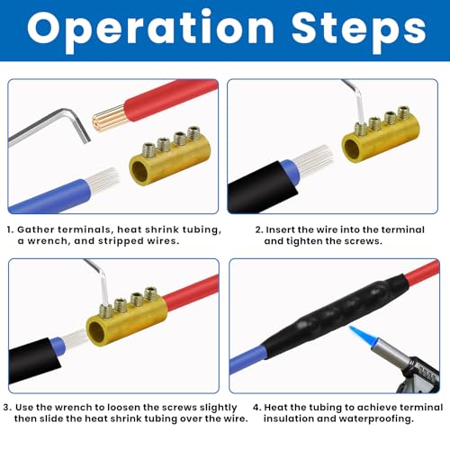 Conector de alambre 6 AWG de alta conductividad 80A: robustez y precisión 4