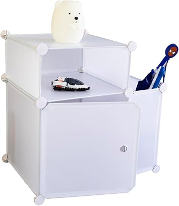 DecoBella Nightstand, White