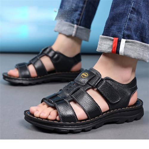 Men's Sandals Open Toe Hiking Shoes Waterproof Fisherman Walking Sneakers for Summer Beach Adjustable2
