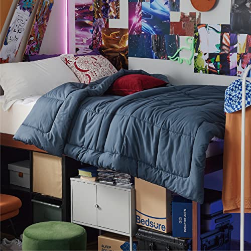 Bedsure Twin Xl Comforter Duvet Insert Dorm Bedding - Navy Extra Long Twin Comforter, Quilted All Season Duvet With Corner Tabs #TOP5