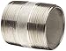 Stainless Steel 304/304L Pipe Fitting, Close Nipple, Schedule 40 Seamless, 3/8" NPT Male, 1" Length