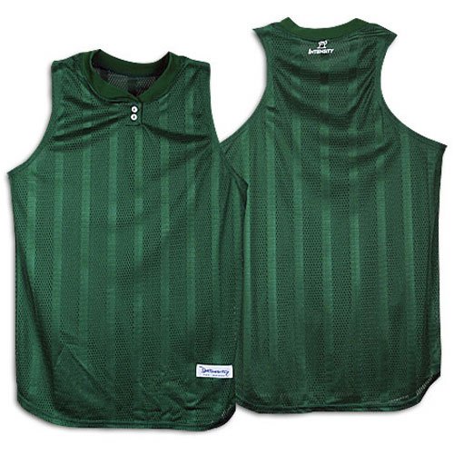 Intensity Blusa feminina de softbol sem mangas de malha de diamante