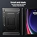 Spigen for Galaxy Tab S10 Ultra Case (2024), Galaxy Tab S9/S8 Ultra Case (2023/2022), Rugged Armor Pro Tri-Fold Cover with Built-in S Pen, Shock-Absorbing Carbon Fiber Design, 14.6 Inch, Black