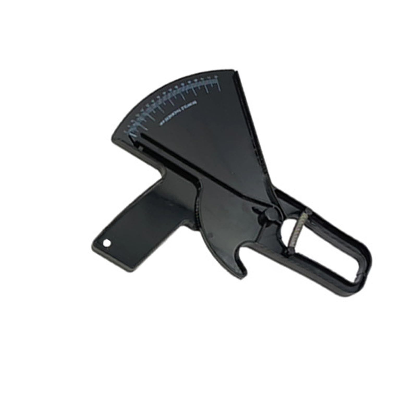 Hsioluted Black Body Fat Caliper With Easy Read Scale For Fitness Measurement Skinfold Measure