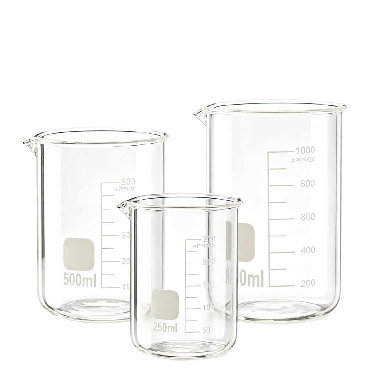Vase Mesure Verre Borosilicaté Plusieurs Capacités Graduel