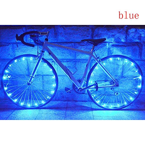 Glumes Bike Wheel String Lights, LED IP55 Waterproof Bicycle Spoke Light 20 LED