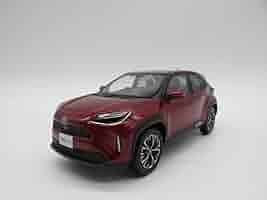 1/30 トヨタ　ヤリス　カラーサンプル　ミニカー　センシュアルレッドマイカ GAZOOショッピング 1／30スケール ヤリスミニカー ＜3T3