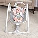 Ingenuity ConvertMe 2-in-1 Compact Portable Automatic Baby Swing & Infant Seat, Battery-Saving Vibrations, Nature Sounds, 0-9 Months 6-20 lbs (Wimberly)