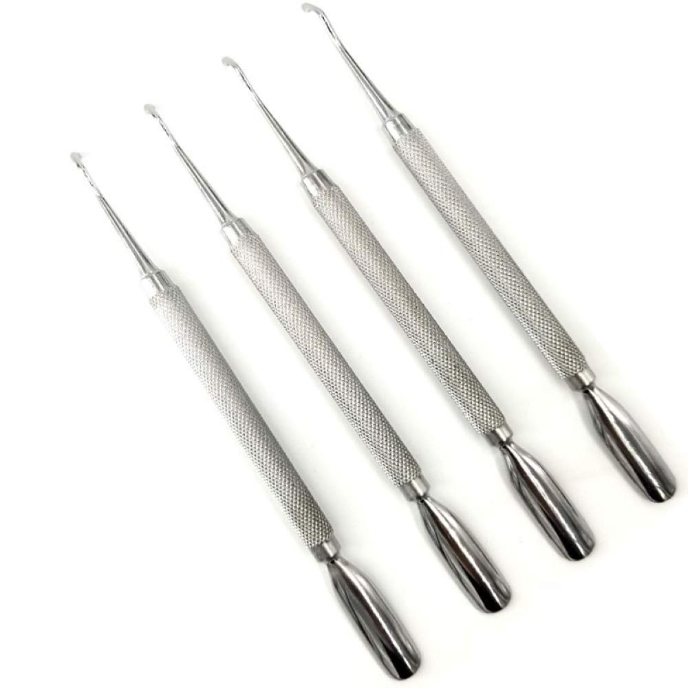 Cuticle Pusher and Spoon Nail Cleaner Cuticle Peeler Scraper Remove Gel Nail Polish and Fingernail Dead Skin Remover Cuticle Nipper