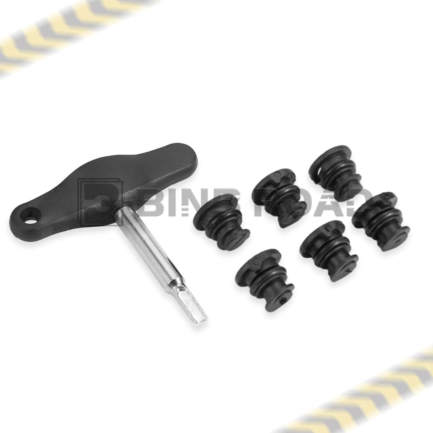 1 Set Car Engine Oil Drain Plug with Install Tool Compatible with Audi A1 A3 A4 A5 Q3 Q5 Volkswagen Golf GTI (Replaces 06L103801)