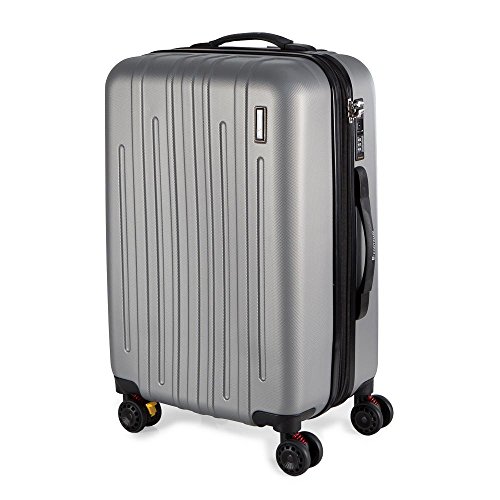 Conjunto de Malas de Viagem em Abs - Swiss Port Roma - Prata