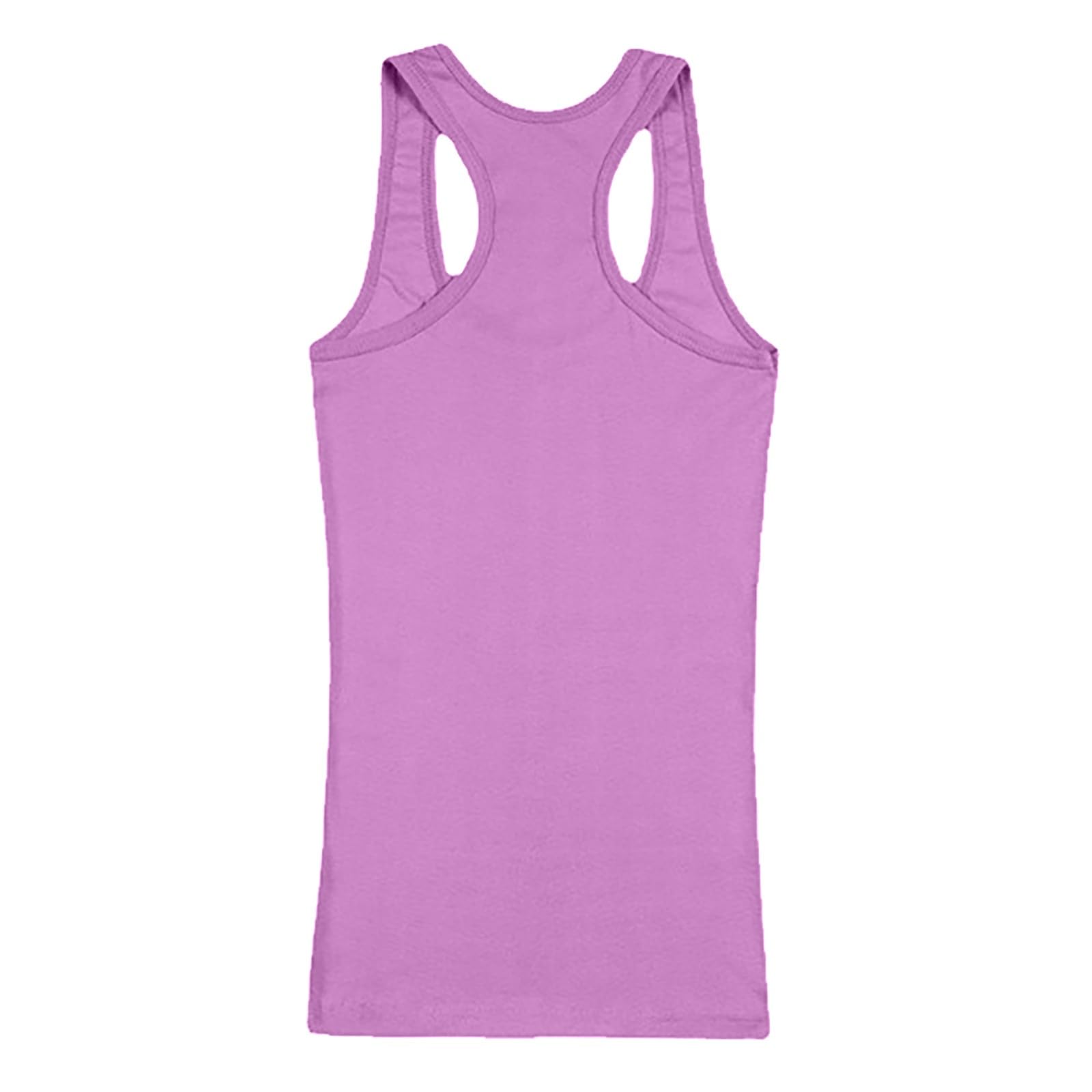Canotta da corsa da donna, comoda, in cotone, per yoga, senza maniche, a costine, vestibilità aderente, 3 pezzi