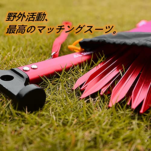gomaph ペグハンマー キャンプハンマー テントハンマー 16点