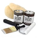 Wood Look Paint Kit for Garage Doors, 1 Car Garage (Royal Mahogany)