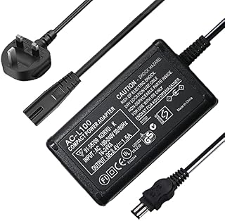 KWTOUL AC-L100 AC Power Supply Adapter Compatible with Sony AC-L10A, AC-L10B, AC-L10C AC-L15A/B AC-L100C,for Handycam CCD-TRV77 CCD-TRV88 CCD-TRV9X DCR-TRV6E MVC-FD Cameras