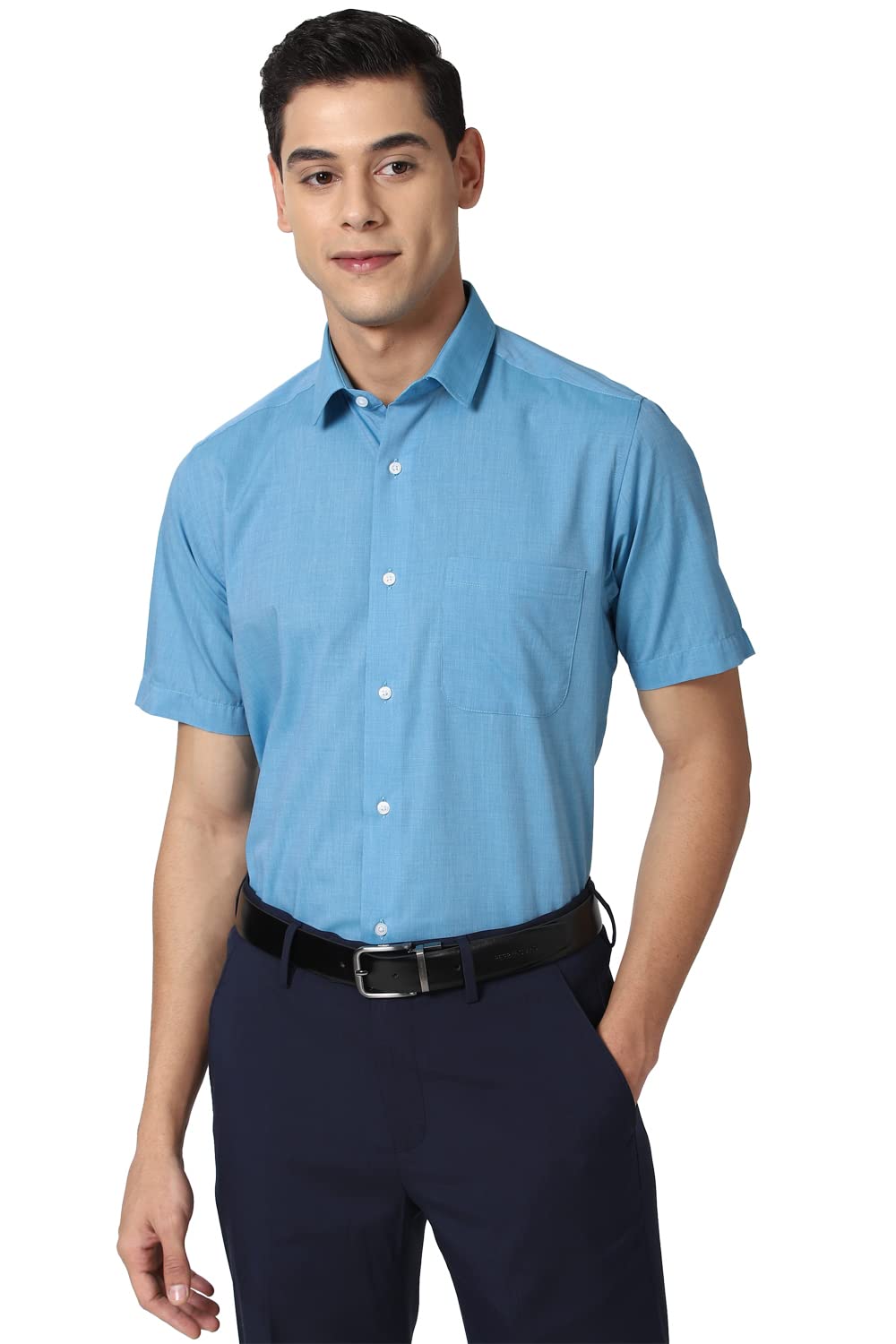 Peter England Men's Cotton Regular Fit Shirt-picture-38
