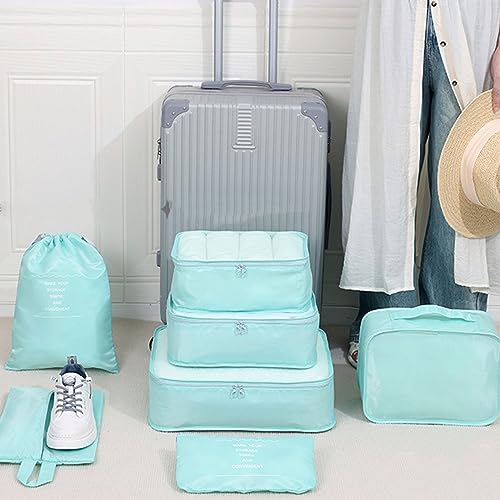 Lot de 7 cubes de rangement haut de gamme pour bagages de luxe - 4