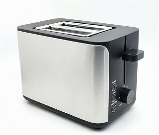 Dwuosobowy Toster Toster,6 Gears Automatyczny toster,maszyna śniadaniowa,Toster nierdzewna,Maszyna do śniadania wielofunkcyjnego AJMINI