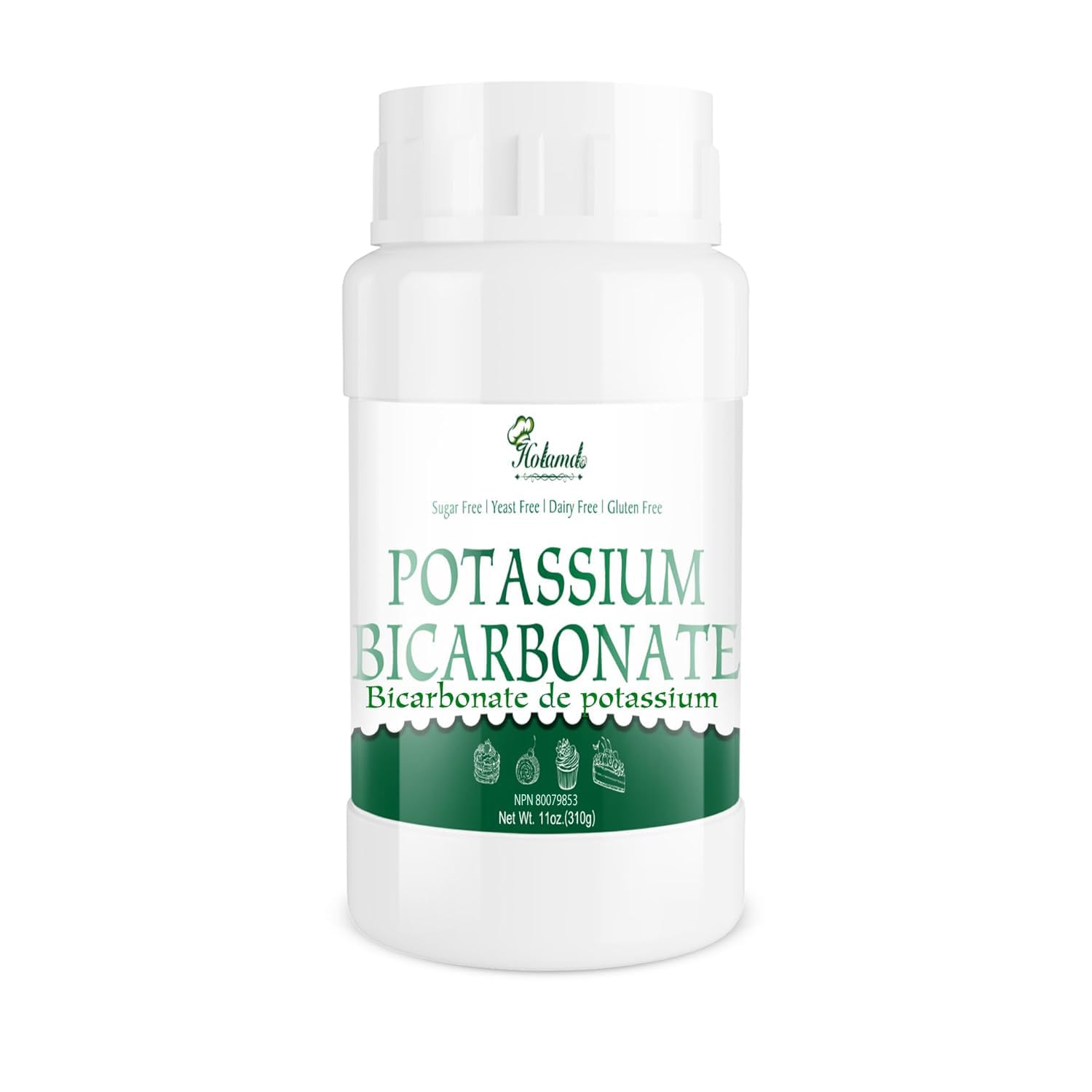 11oz Potassium Bicarbonate, 100% Pure Potassium Bicarbonate Powder