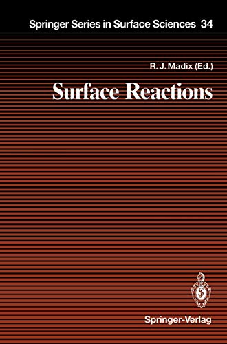 Surface Reactions: 34 (Springer Series in Surface Sciences) view 2