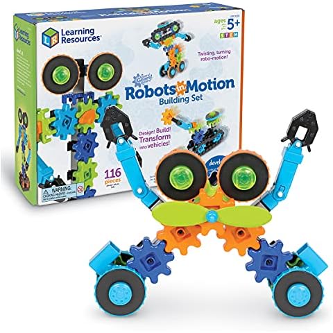 Juguete STEM Robots en Movimiento de Gears! Gears! Gears! de Learning Resources Cover