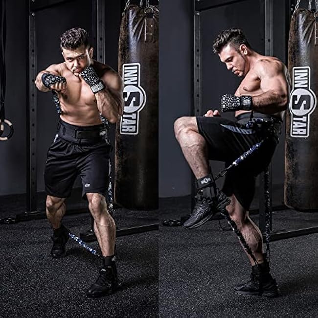 INNSTAR Vertical Jump Trainer Leg Strength Resistance Bands Set for Basketball Triple Jump Football Volleyball Training Provide of Customized Services