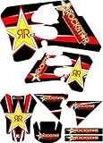 Black Red Energy Graphics Kit fits Suzuki 93-95 Rm250 Rm125 Rm 125 250 Decal Sticker