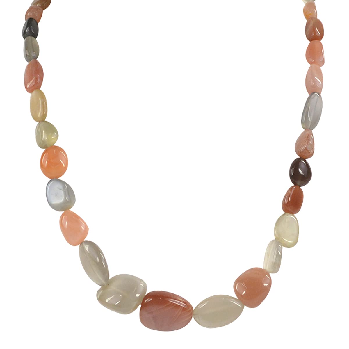 Crystu Natural Crystal Stone Multi Monnstone Necklace Mala for women (B09R1Z5KBH) Amazon Price History, Amazon Price Tracker
