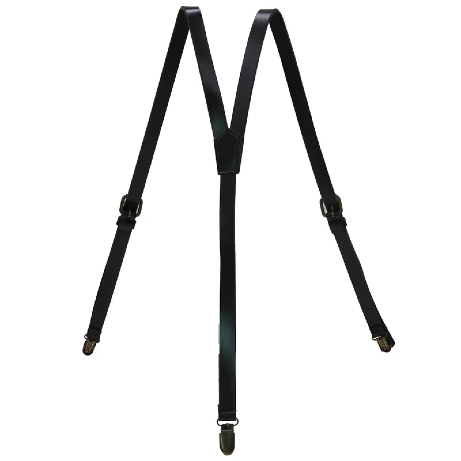 Hosenträger Suspender 3 Clips Herren Hosenträger Vintage Verstellbare Leder Hosenträger Bronze Riemen Hosenträger Hosenträger