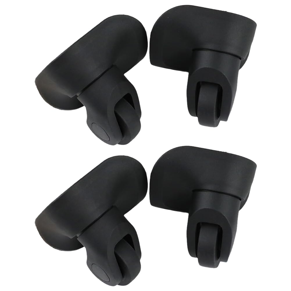 Littimoon 2 Pair Replacement Luggage Wheels for Suitcases Silent Luggage Spinner Caster A08 Rubber Wheels Trolley Accessories
