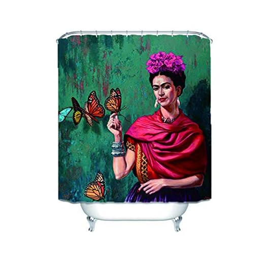 Chata Frida Kahlo Duschvorhang, wasserfest, 152 x 183 cm