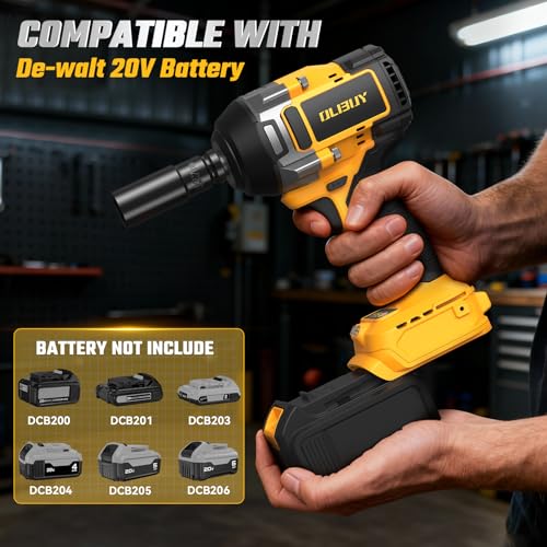 Cordless Impact Wrench for De-walt 20V Battery - image 3
